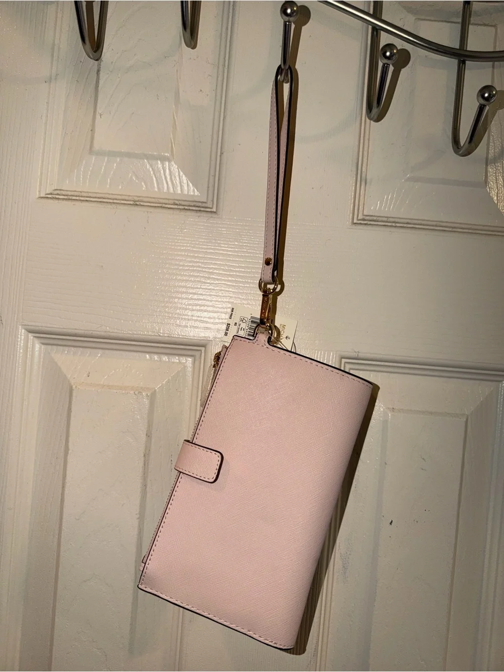 Michael Kors Light Pink Saffiano Wristlet with Gold Hardware - Picture 2 of 8